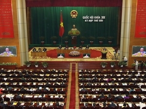 Overview of the sixth session of the 13th National Assembly.