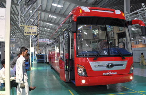 Thaco to produce diesel engines for trucks, buses from 2015