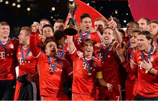 Các cầu thủ Bayern Munich ăn mừng chức vô địch. (Nguồn: Reuters)