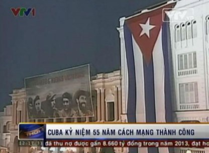 Cuba tưng bừng kỷ niệm 55 năm Cách mạng thành công