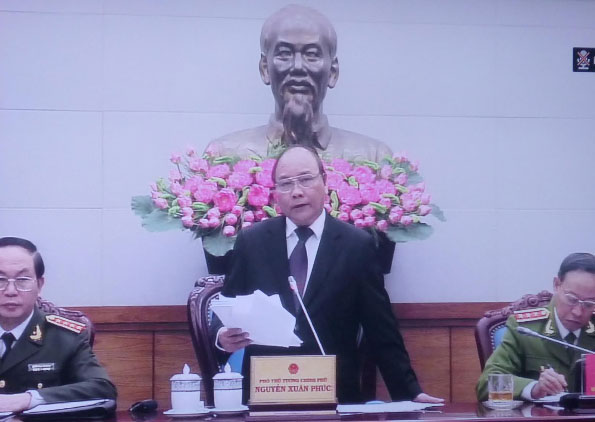  Phó Thủ tướng Nguyễn Xuân Phúc phát biểu tại hội nghị.