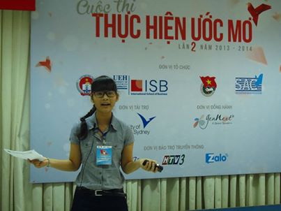 Trần Thị Yến Nhi, lớp 11A1, Trường THPT chuyên Lương Thế Vinh ước mơ trở thành hướng dẫn viên du lịch