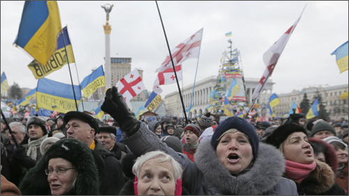 Biểu tình lại tiếp diễn ở Ukraine