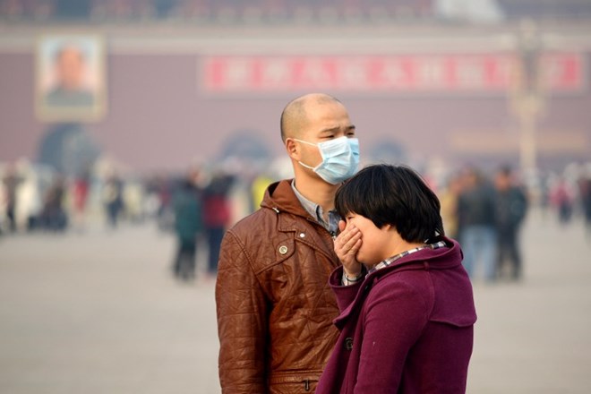 Tình trạng ô nhiễm không khí nghiêm trọng xảy ra tại hầu khắp Trung Quốc. (Ảnh: AFP)