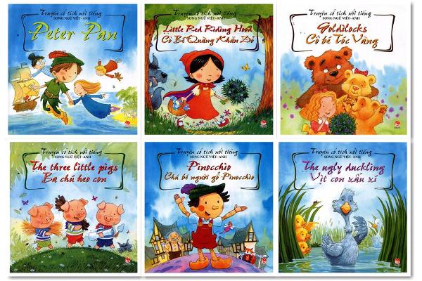 Gặp lại nhân vật cổ tích ở phiên bản sách song ngữ