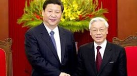 Vietnam, China leaders hail progress in relations