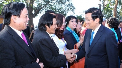 President Truong Tan Sang and overseas Vietnamese