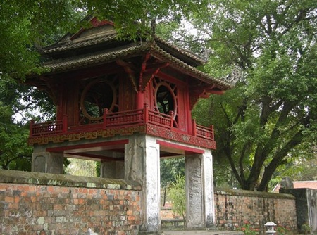 The Thang Long Literature Temple in todays Ha Noi is one of the two largest central-level literature temples in the Confucianism system of the country.