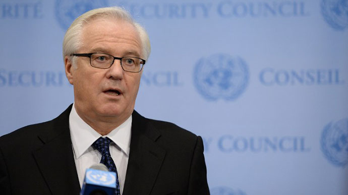   Đại sứ Nga tại Liên hợp quốc Vitaly I. Churkin. (Nguồn: AFP/TTXVN)