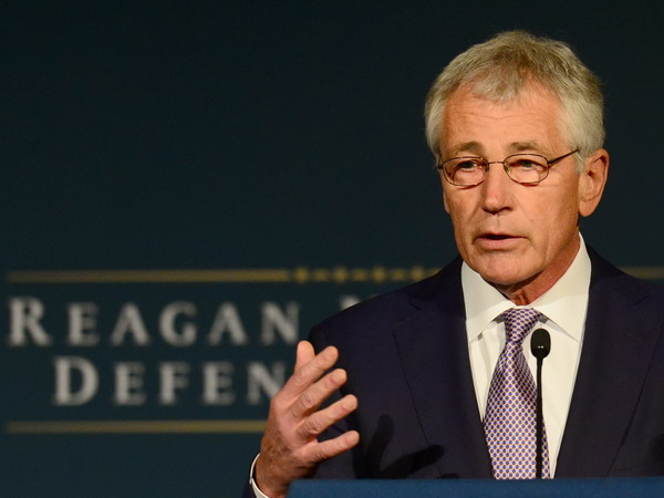   Bộ trưởng Quốc phòng Mỹ Chuck Hagel. (Nguồn: AFP-TTXVN) 