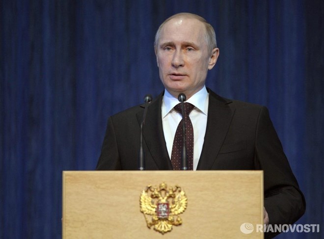 Ông Putin đề nghị phê chuẩn sử dụng quân sự ở Ukraine