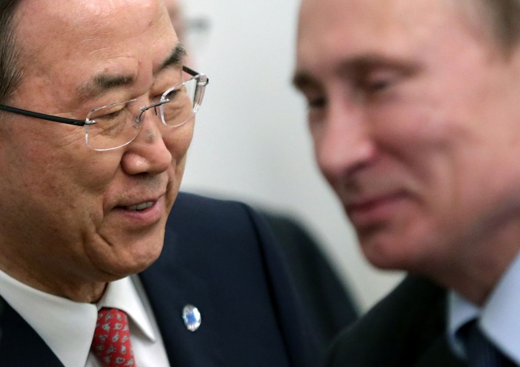 Ông Putin điện đàm với Tổng thư ký LHQ về tình hình Ukraine