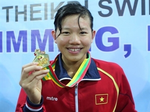 Swimmer Nguyen Thi Anh Vien