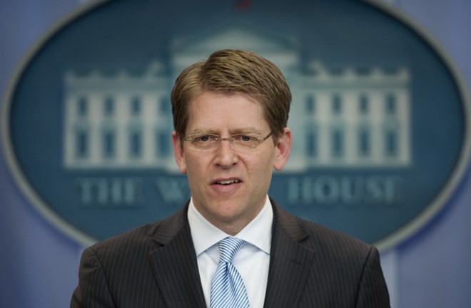 Phát ngôn viên Nhà Trắng Jay Carney. (Nguồn: AFP/TTXVN)