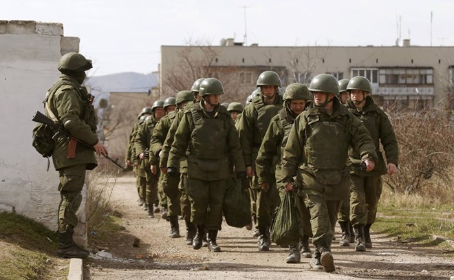 Lực lượng tự vệ Crimea (Nguồn: AFP)