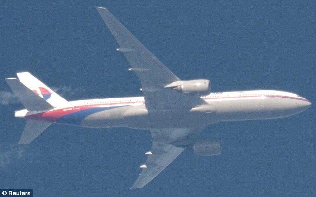 Hình ảnh cuối cùng về chiếc máy bay mang số hiệu MH370 trên bầu trời trước khi mất tích (Nguồn: DM)