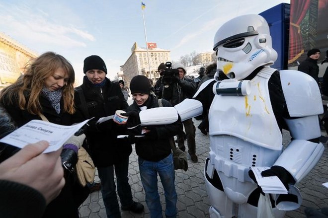 "Darth Vader" tuyên bố tranh cử tổng thống Ukraine