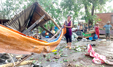 Đồng Nai: Lốc xoáy gây thiệt hại nặng nề