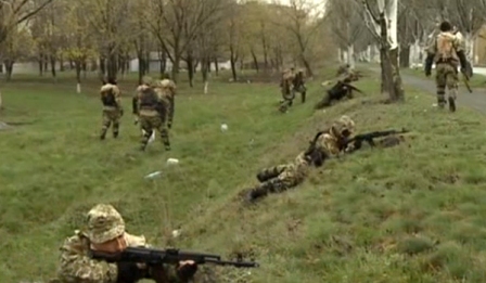 Lực lượng đặc nhiệm Ukraine đã được điều động tới thành phố miền Đông Slavyansk. Ảnh: Vesti.Ru