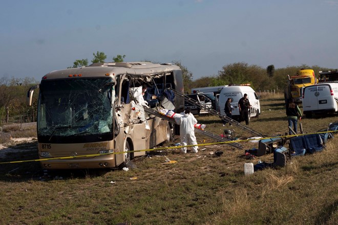 Hiện trường một vụ tai nạn ở Mexico. Ảnh minh họa. (Nguồn: AFP/TTXVN)