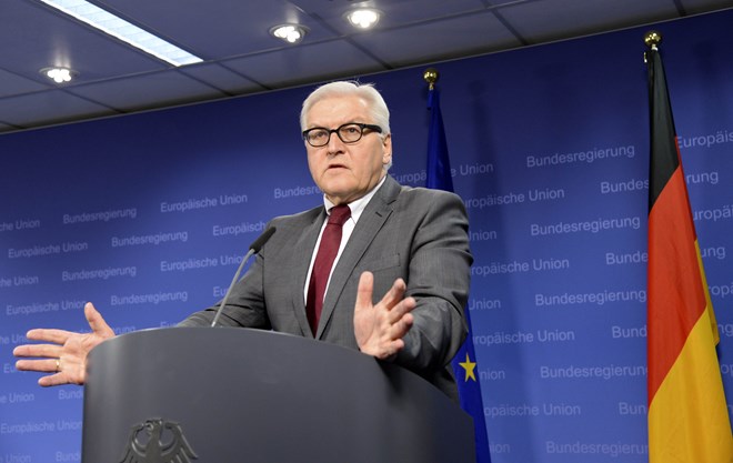 Ngoại trưởng Đức Frank-Walter Steinmeier. (Ảnh: AFP/TTXVN)