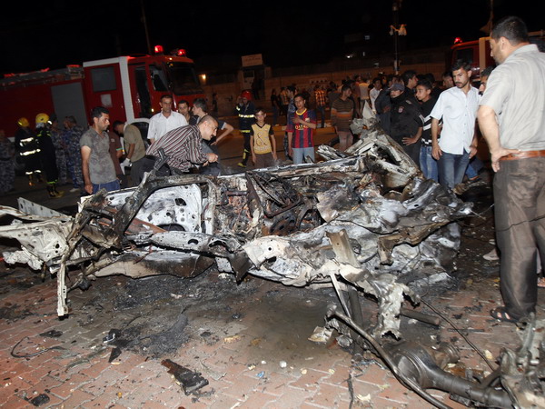 Hiện trường vụ đánh bom ở Kirkuk. (Nguồn: AFP/TTXVN)