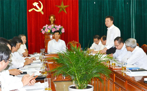 Cuộc họp về dự án cầu An Hảo