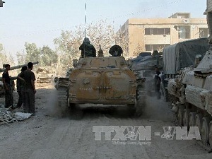 Quân đội Syria càn quét quân nổi dậy ở miền Bắc và miền Nam