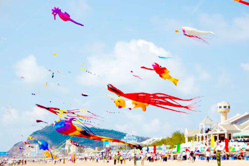 Global kite festival wows visitors