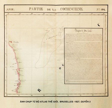 Evidence: The 1827 World Atlass Asian volume has 111 maps. Viet Nams territory is included in four detailed maps including 