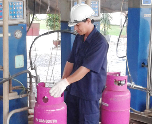 Một doanh nghiệp phân phối gas ở KCN Biên Hòa 1 (TP. Biên Hòa)