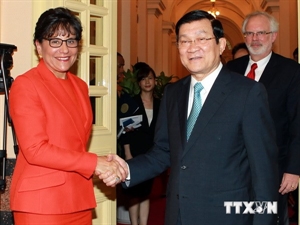 President receives US Secretary of Commerce