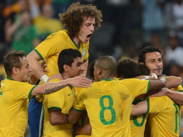 Brazil nhiều khả năng sẽ giành chiến thắng trước Croatia trong trận khai mạc World Cup 2014. (Nguồn: Getty Images)