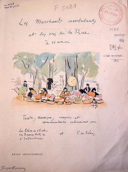 Photographs on Vietnamese street vendors displayed in Paris