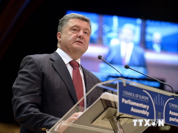 Tổng thống Ukraine Petro Poroshenko. (Nguồn: AFP/TTXVN)