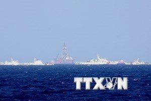 Chinese vessels keep hindering VN's fisheries surveillance ships