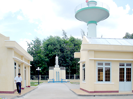 Công trình nước sạch nông thôn xã Xuân Thiện (huyện Thống Nhất) hoàn thành từ năm 2010.