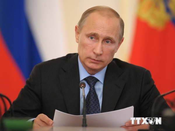 Tổng thống Nga Vladimir Putin. (Nguồn: AFP/TTXVN) 