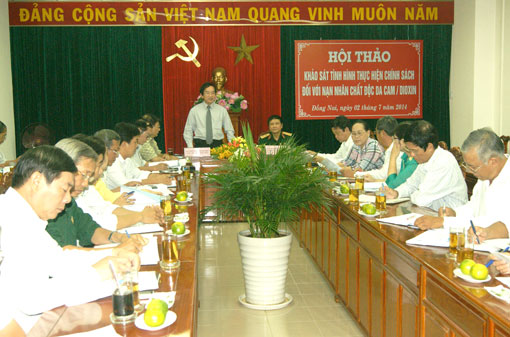 Dong Nai seminar reviews policies for AO victims