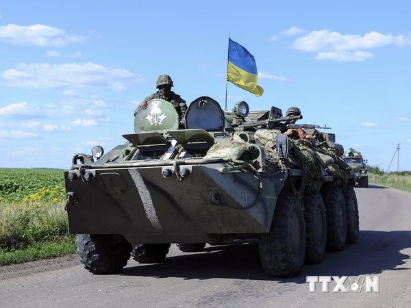 Quân đội Ukraine đã giành lại quyền kiểm soát 5 thành phố ở miền Đông. (Ảnh: AFP/TTXVN)