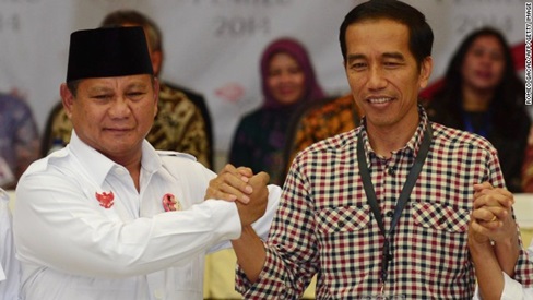 Hai ứng cử viên tổng thống Indonesia 