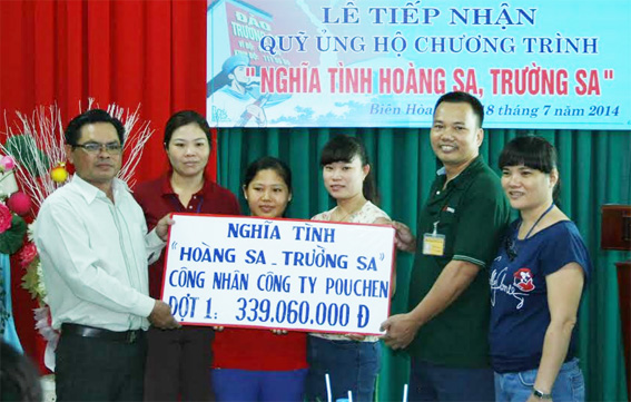 VND339 mil donated to Fund for Hoang Sa and Truong Sa