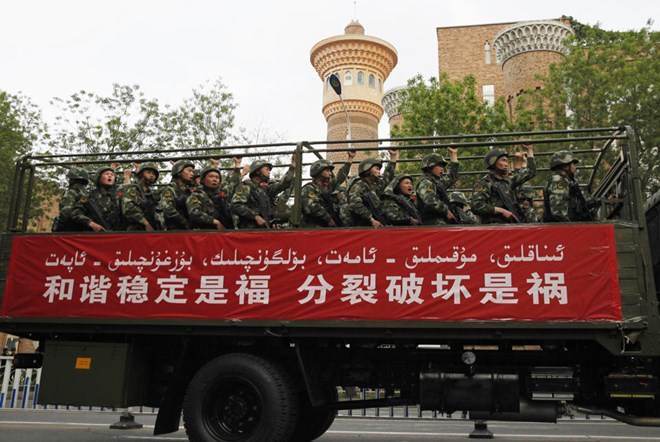 Trung Quốc tăng cường an ninh tại Khu tự trị Tân Cương (Nguồn: Reuters)
