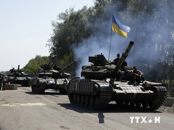 Quân đội Ukraine nã pháo hạng nặng vào phía bắc Donetsk