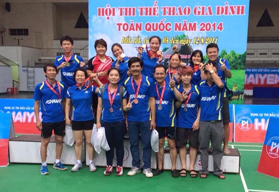 Các VĐV đoàn Đồng Nai tham dự hội thi