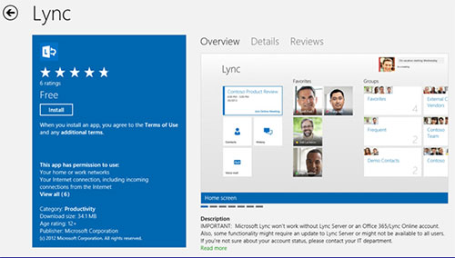 Microsoft Lync offers a full suite of UC functionality
