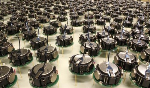 'Flashmob' robots swarm themselves into shape