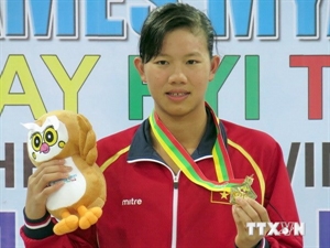 Vietnamese swimmer wins gold at Youth Olympics