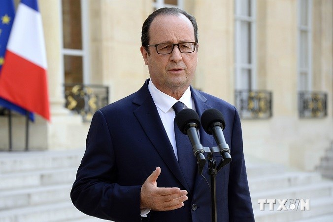 Tổng thống Pháp Francois Hollande. (Nguồn: AFP/TTXVN)