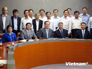 Officials at the session on August 20
